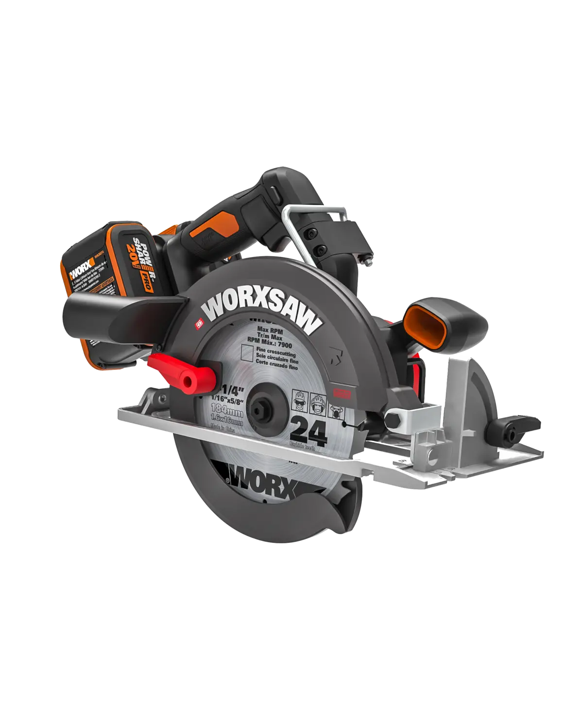 2 × 20V 7-1/4" brushless circular saw 2
