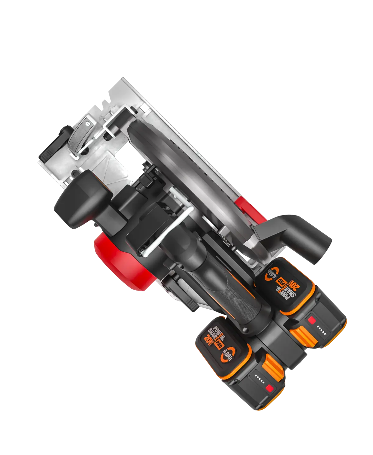 2 × 20V 7-1/4" brushless circular saw 6