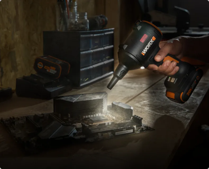 20V 39 CFM 470 MPH brushless dust blower / inflator - Tool Only feature 8