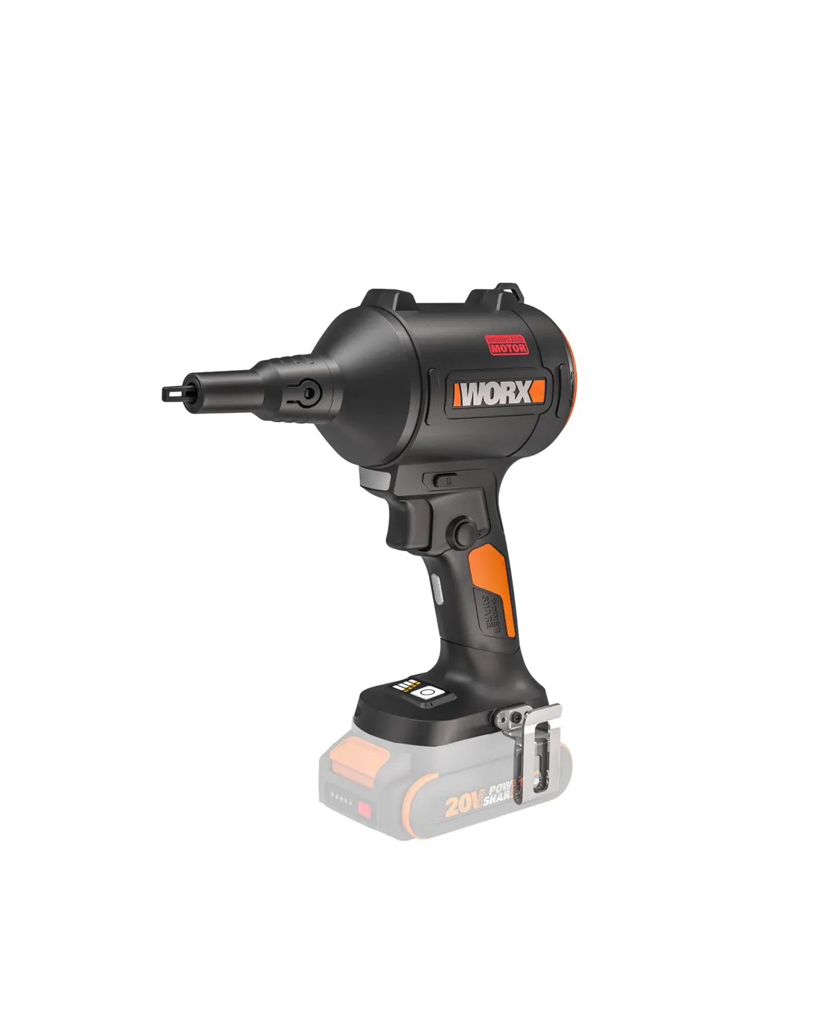 20V 39 CFM 470 MPH brushless dust blower / inflator - Tool Only 2