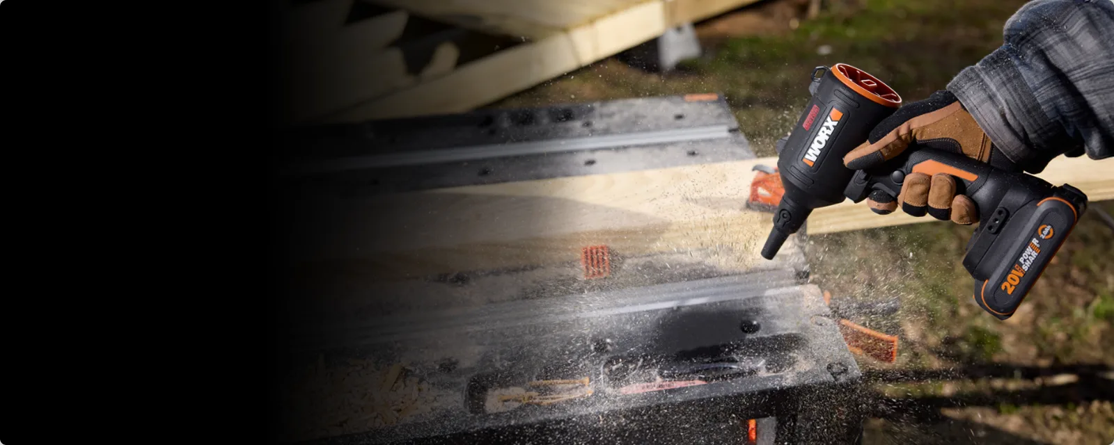 20V 39 CFM 470 MPH brushless dust blower / inflator feature 2