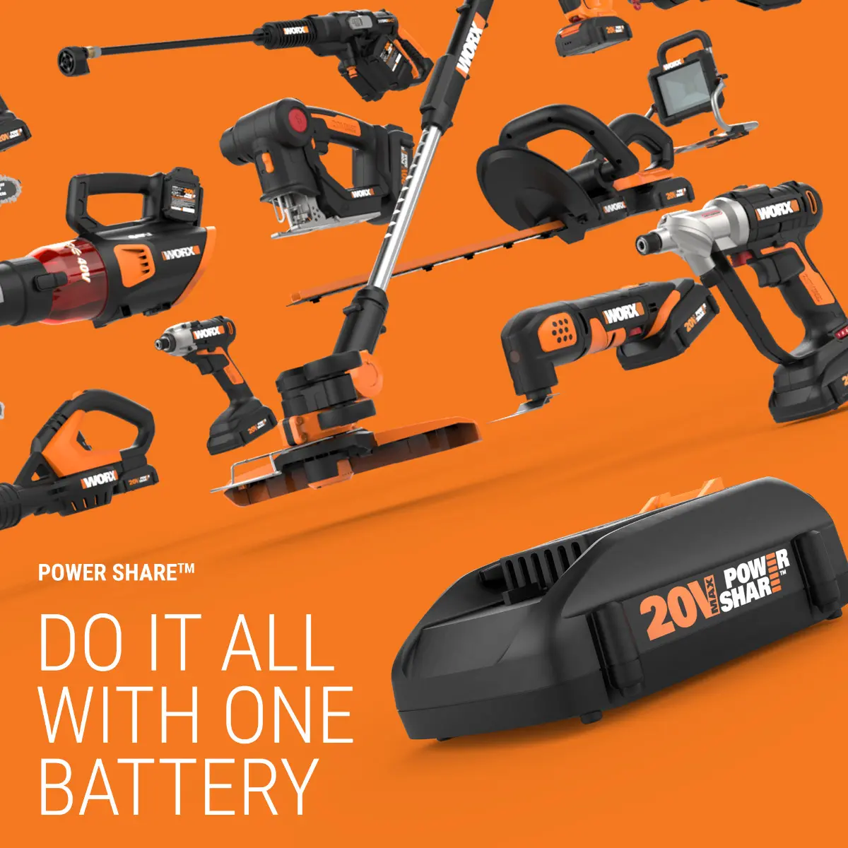 20V Power Share Reciprocating Saw - Tool Only (Discontinued) 3