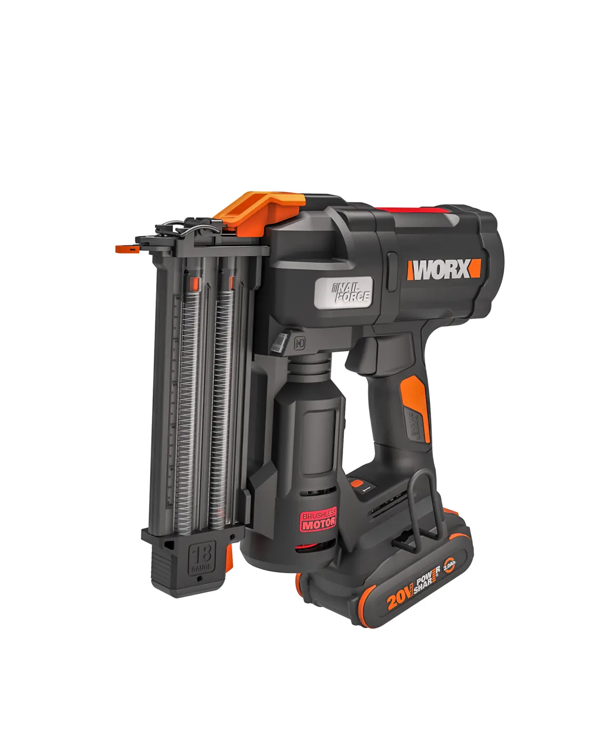 20V 18Ga brushless brad nail gun 2