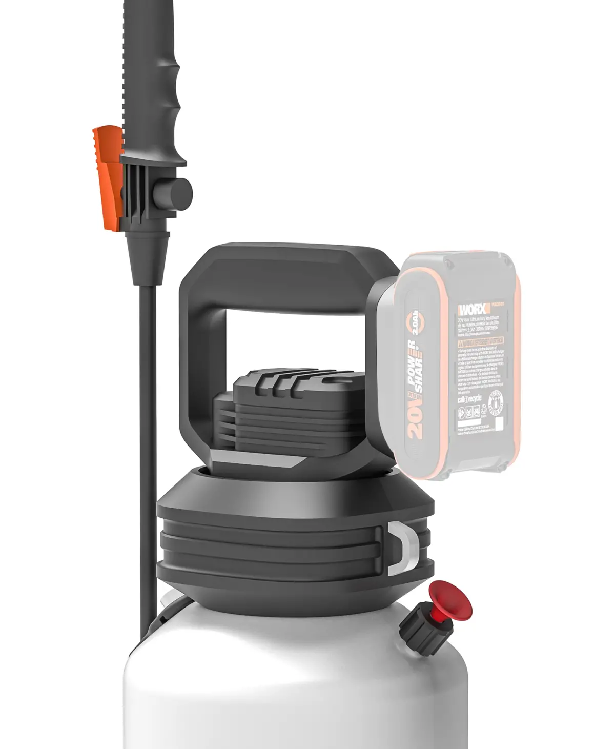 20V 2-gallon lawn sprayer 6