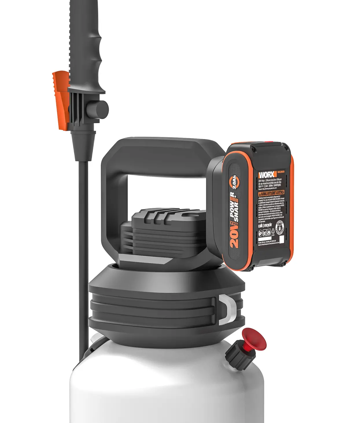 20V 2-gallon lawn sprayer 6