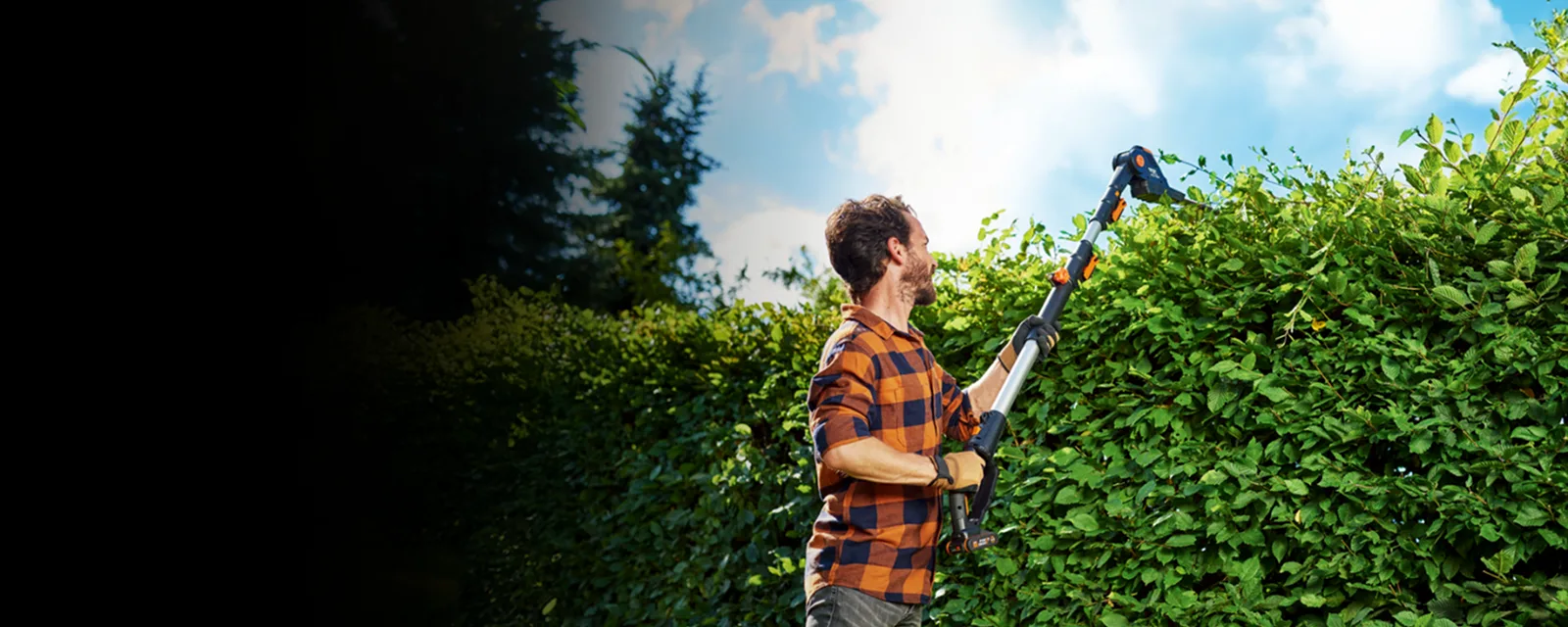 20V 20'' pole hedge trimmer feature 4