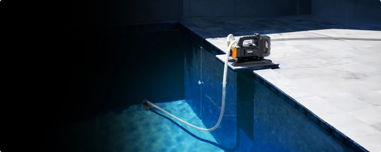 20V 5.75 GPM water transfer pump feature 3
