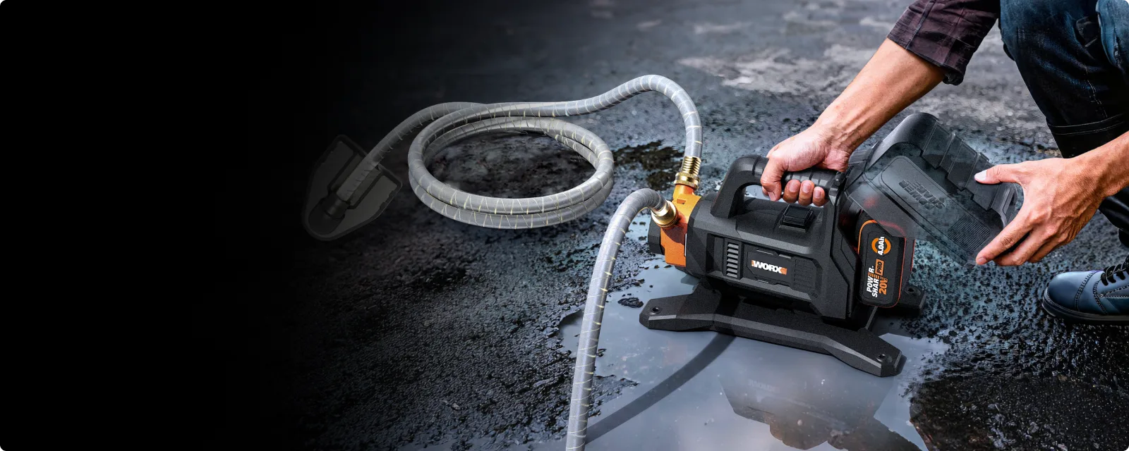 20V 5.75 GPM water transfer pump feature 6