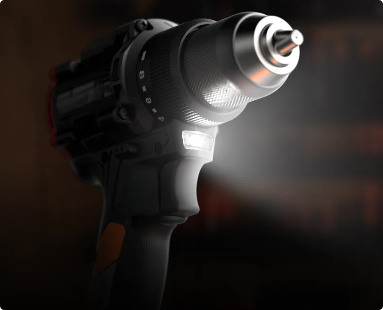 20V 930 in·lb brushless drill/driver feature 10