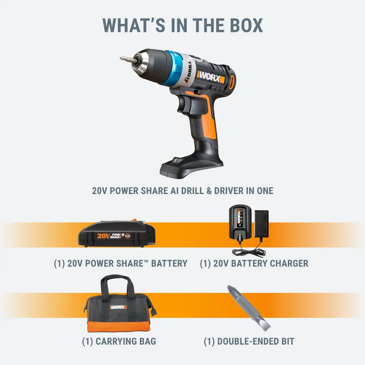20V Power Share Ai Drill & Driver in One (Discontinued) 10