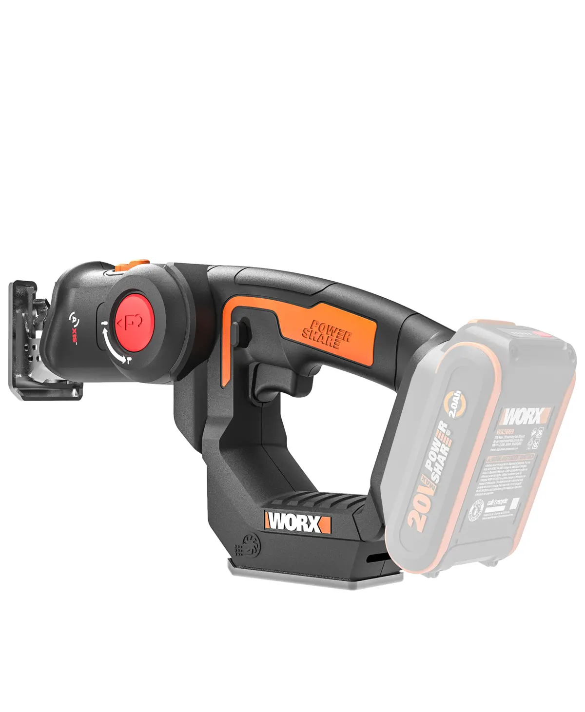 20V 3/4" 2-in-1 saw - Tool Only 4