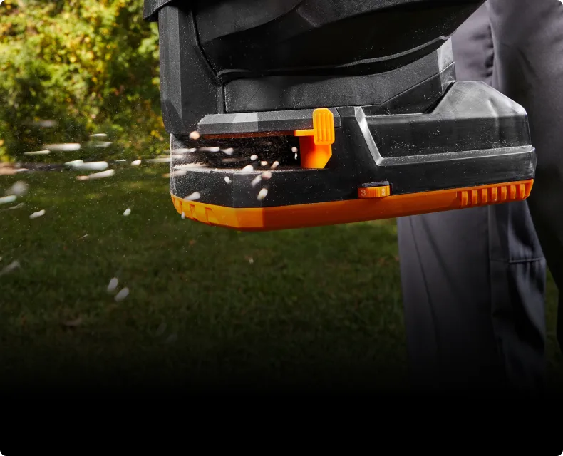 20V broadcast spreader feature 8