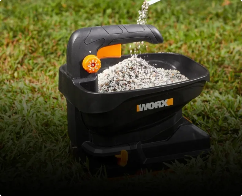 20V broadcast spreader feature 9