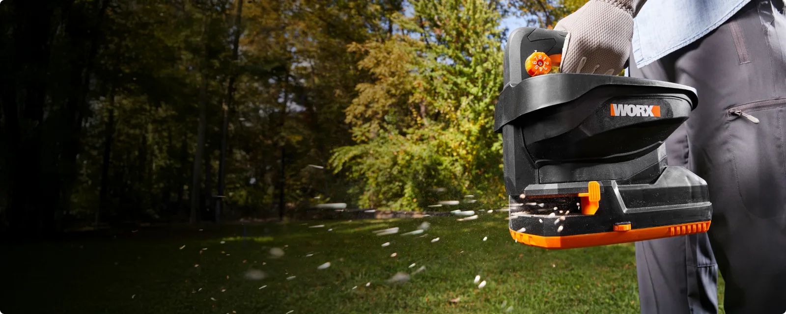 20V broadcast spreader feature 2
