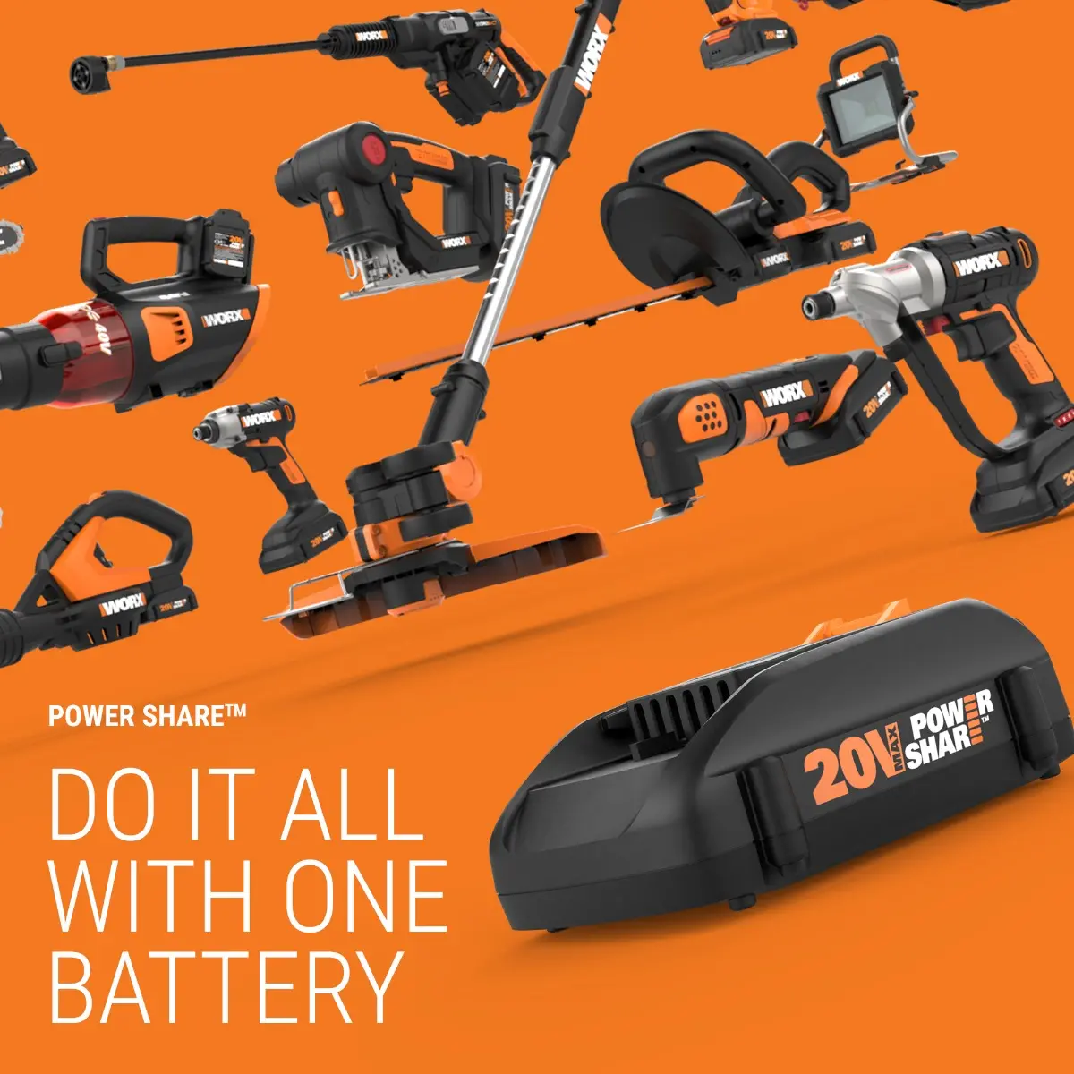 20V Power Share Cordless 20" Hedge Trimmer (Discontinued) 4