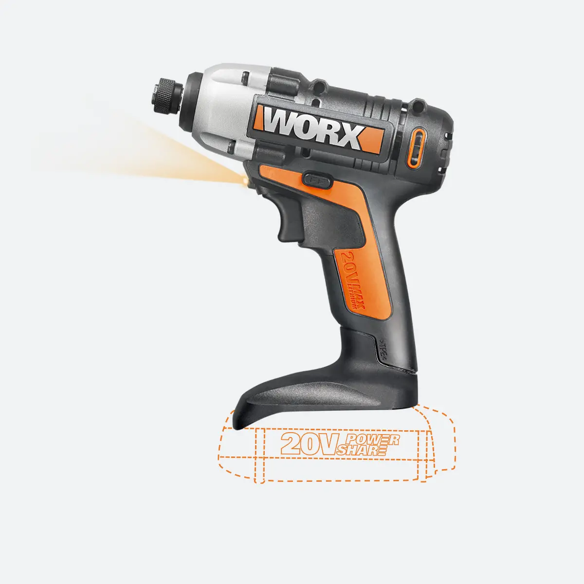 20V Power Share Cordless Impact Driver - Tool Only (Discontinued) 3