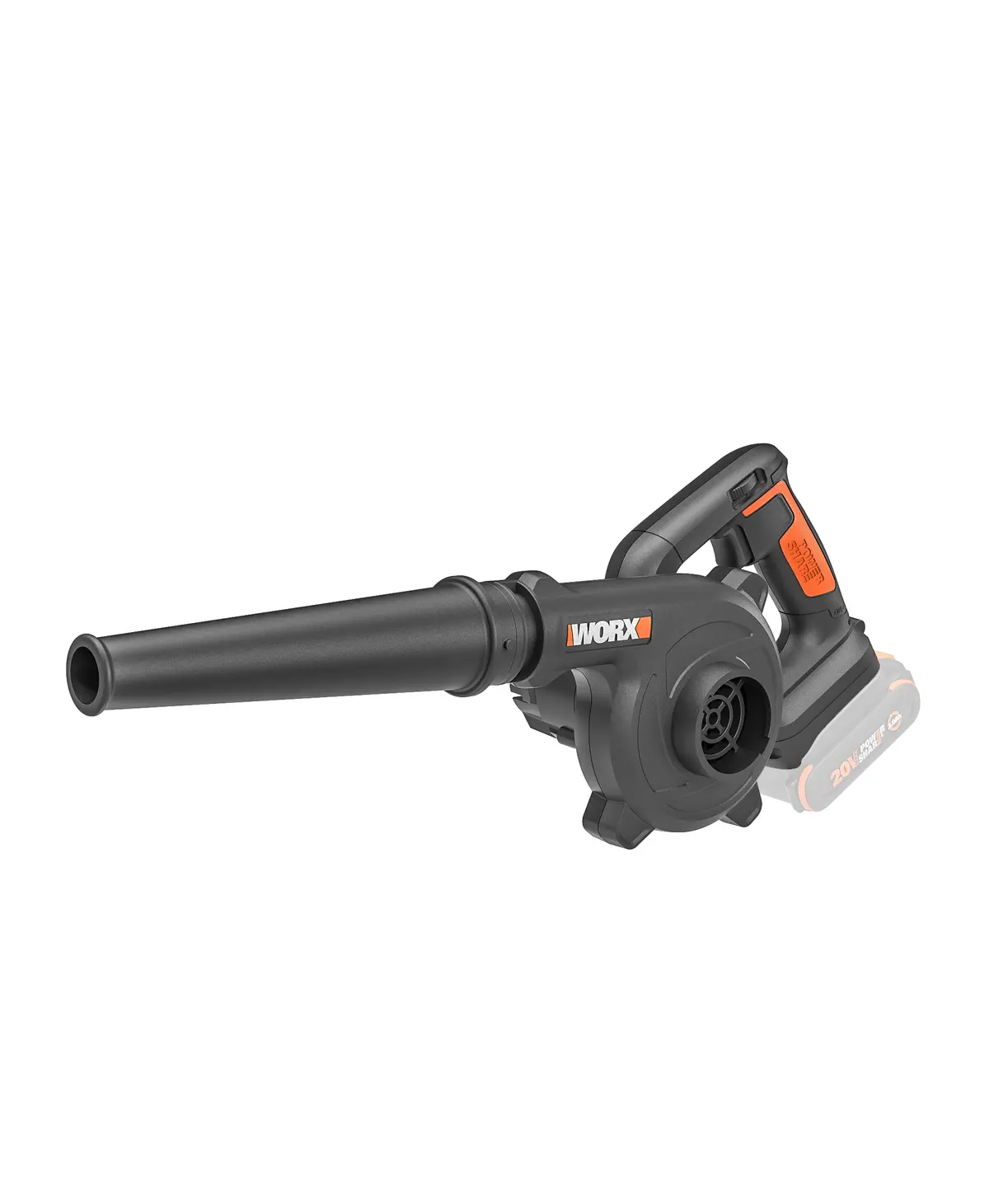 20V 100 CFM 160 MPH jobsite blower 2