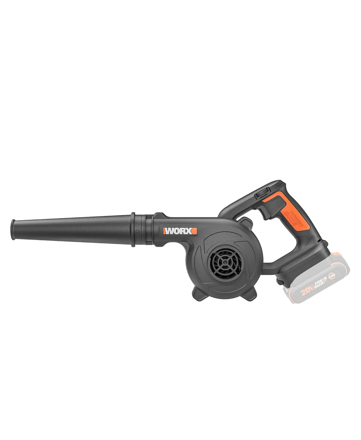 20V 100 CFM 160 MPH jobsite blower 3