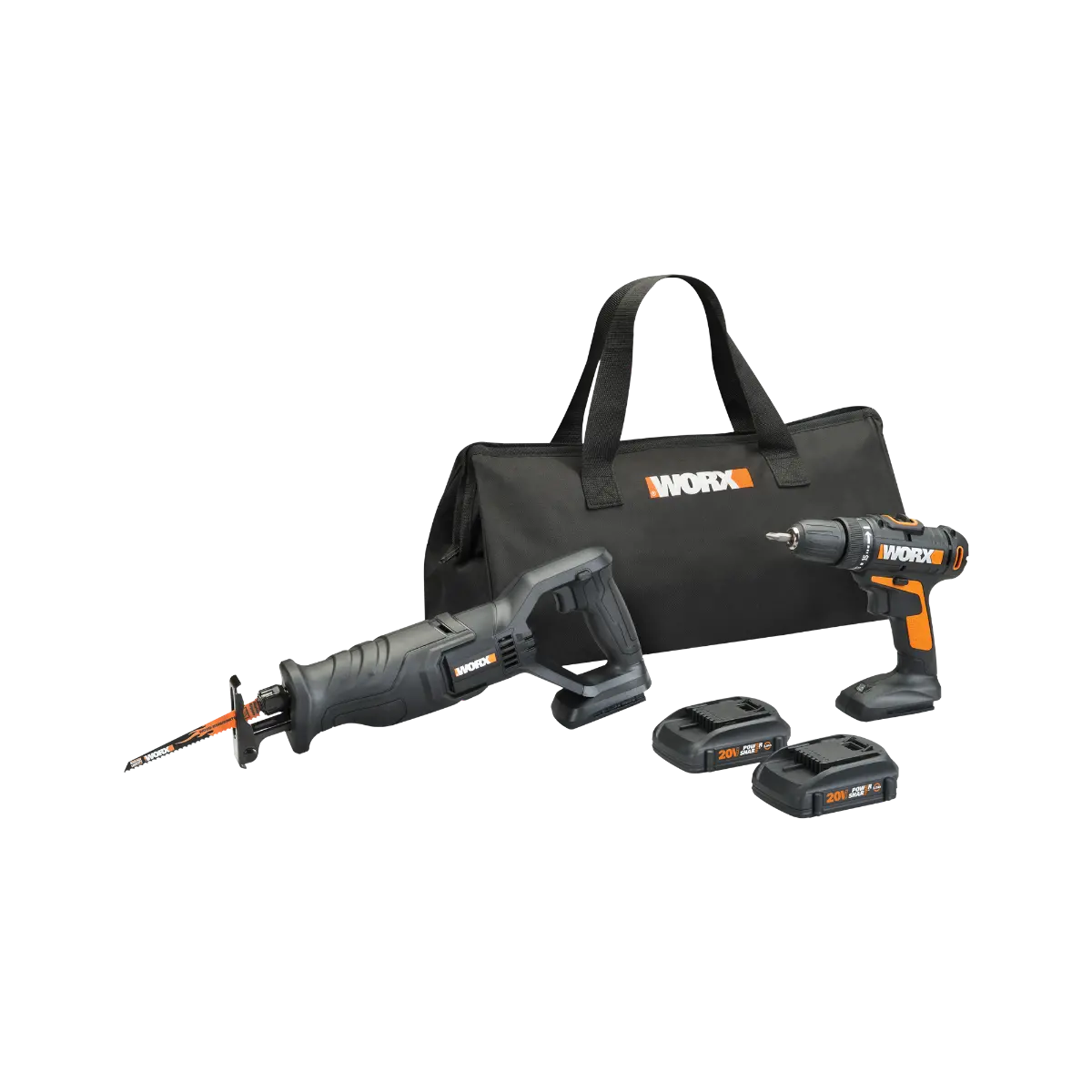 20V Power Share Drill & Reciprocating Saw Combo Kit (Discontinued) 2