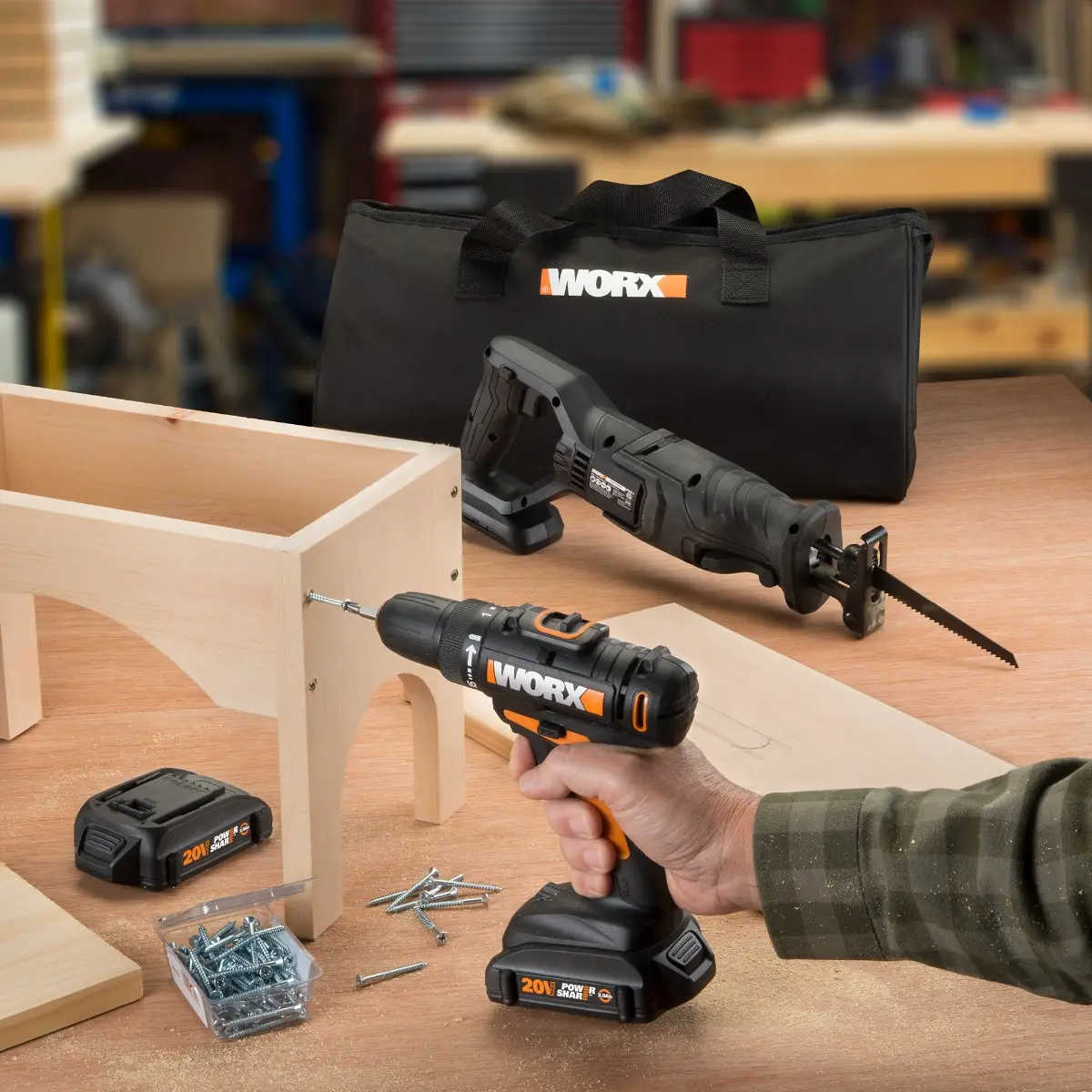 20V Power Share Drill & Reciprocating Saw Combo Kit (Discontinued) 3