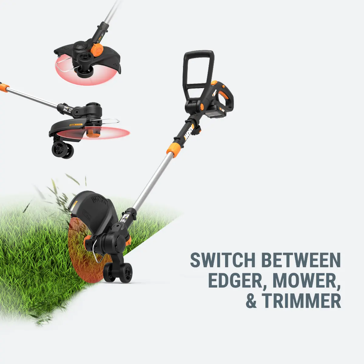 20V Power Share GT Revolution 4.0Ah String Trimmer/Edge/Mini-Mower & Turbine Blower Combo Kit 3