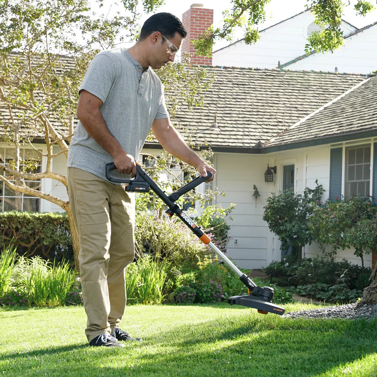 20V Power Share GT Revolution 4.0Ah String Trimmer/Edge/Mini-Mower & Turbine Blower Combo Kit 6