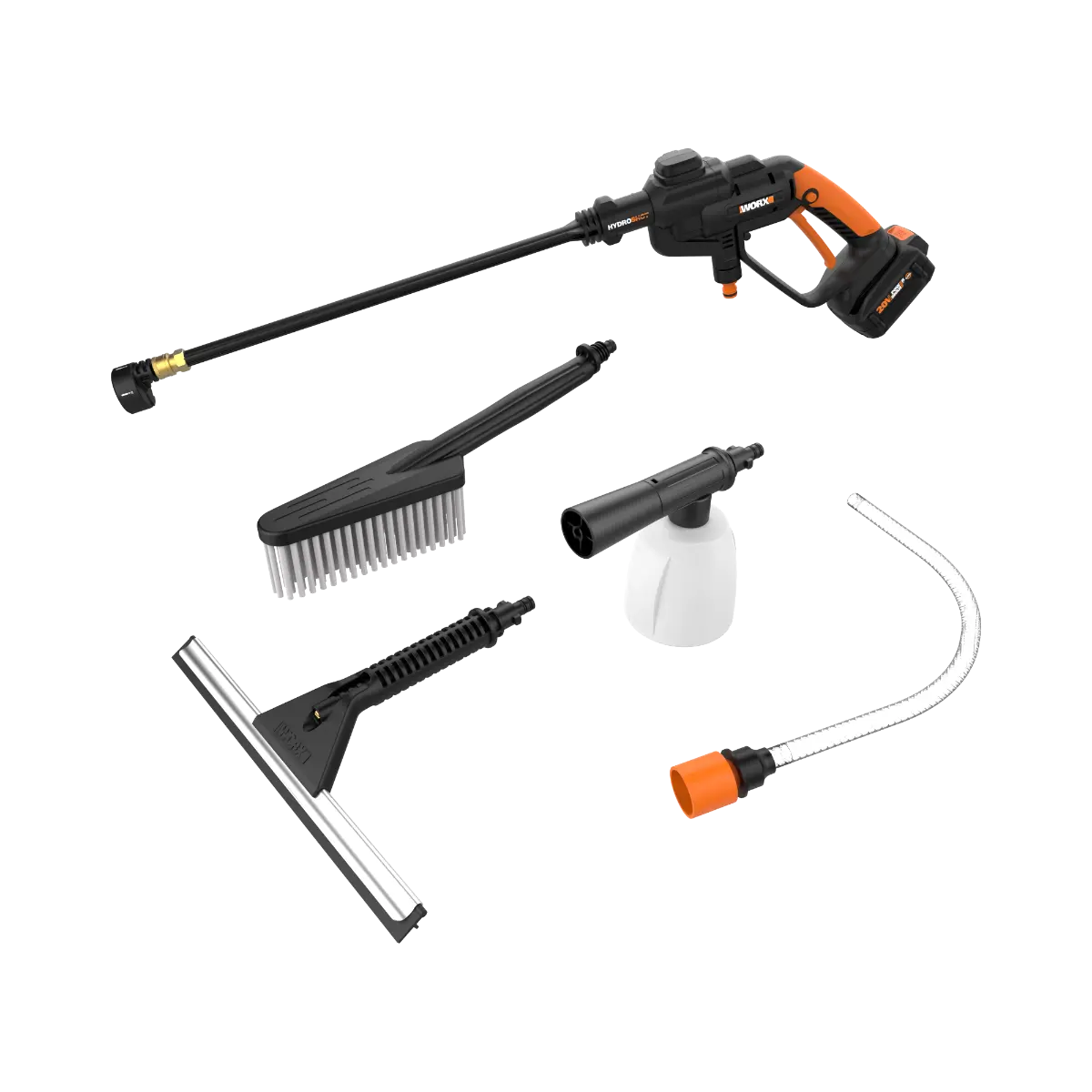 20V 415 MAX PSI Hydroshot Cleaning Bundle with Accessories 2