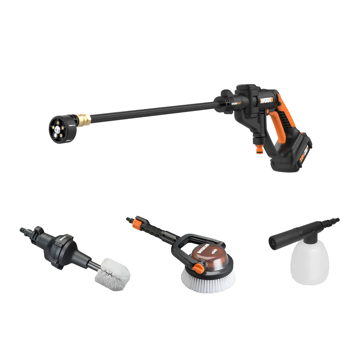 20V Power Share Hydroshot Portable Power Cleaner Automotive & Boat Cleaning Bundle 2