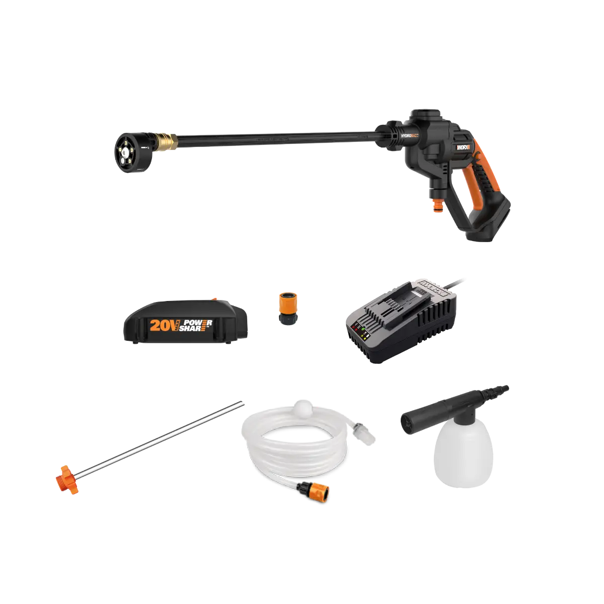 20V 2.0Ah Hydroshot Portable Power Cleaner w/ Cleaning Kit (Discontinued) 2