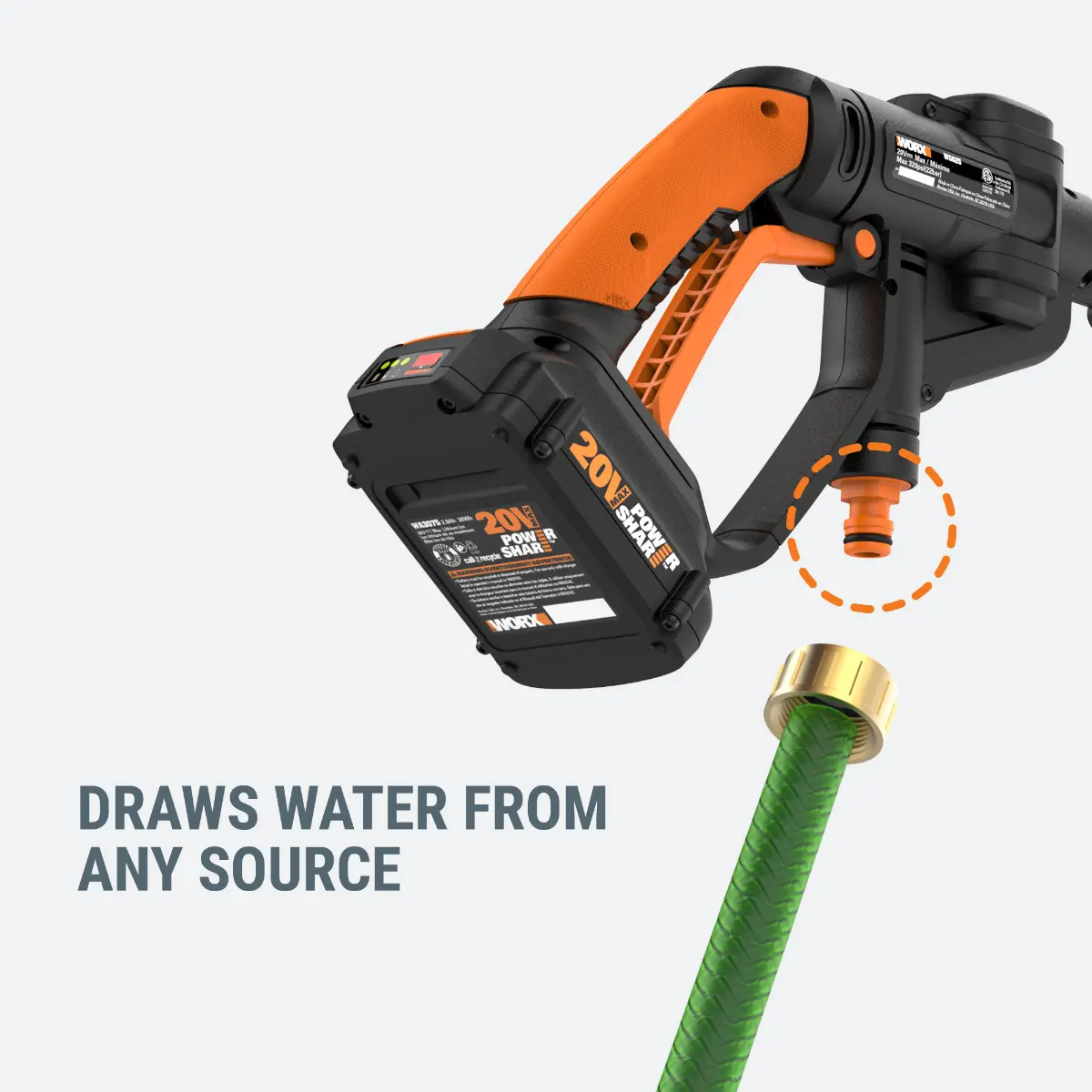 20V Power Share Hydroshot Portable Power Cleaner (Discontinued) 6