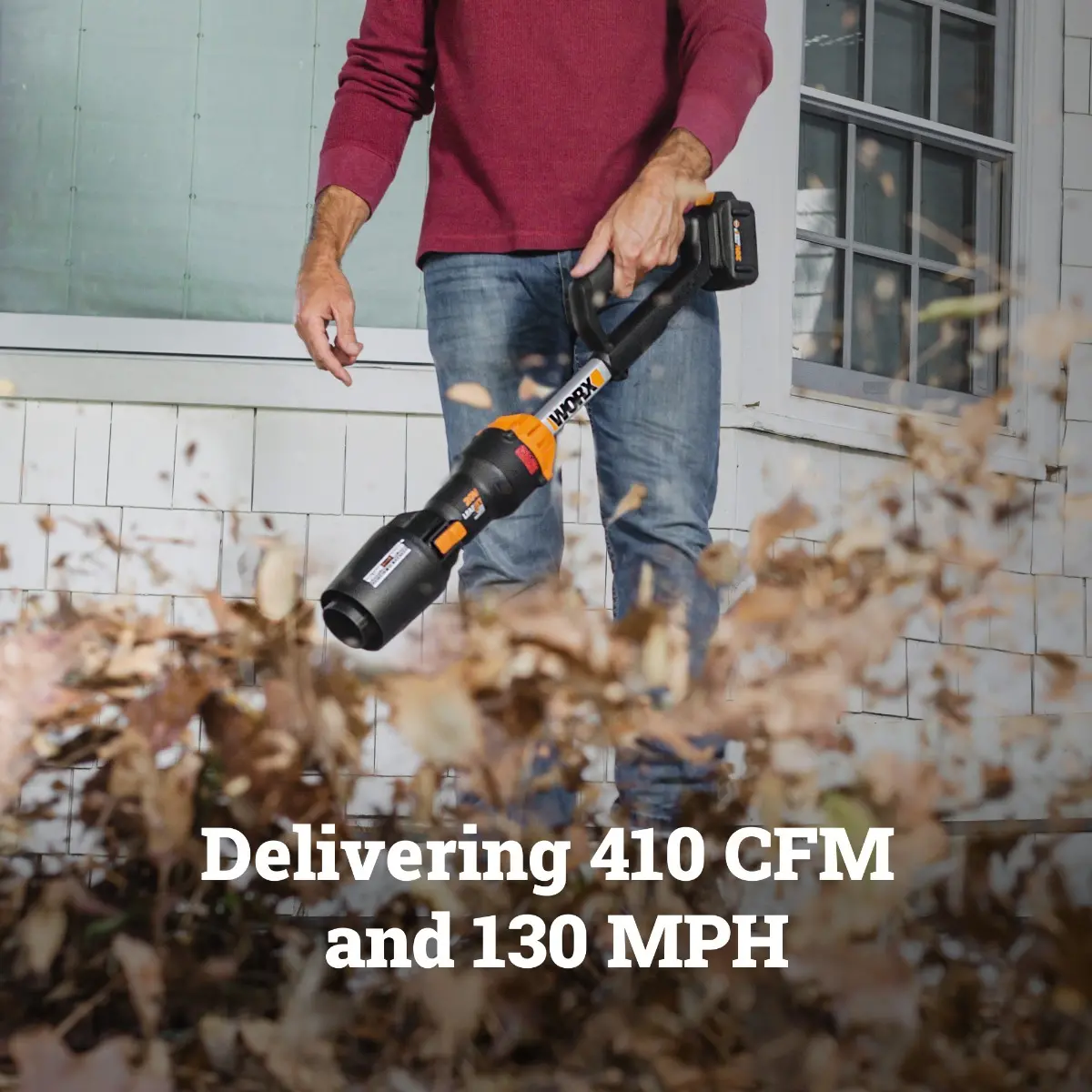20V 410 CFM 130 MPH brushless leaf blower - Tool Only 5