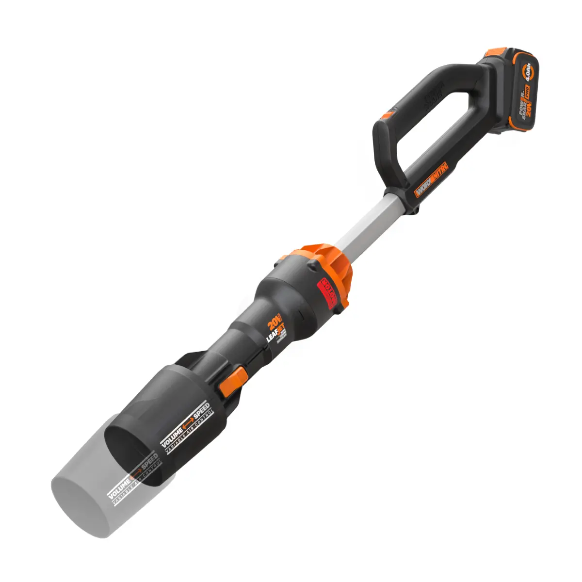 20V 410 CFM 130 MPH brushless leaf blower 2