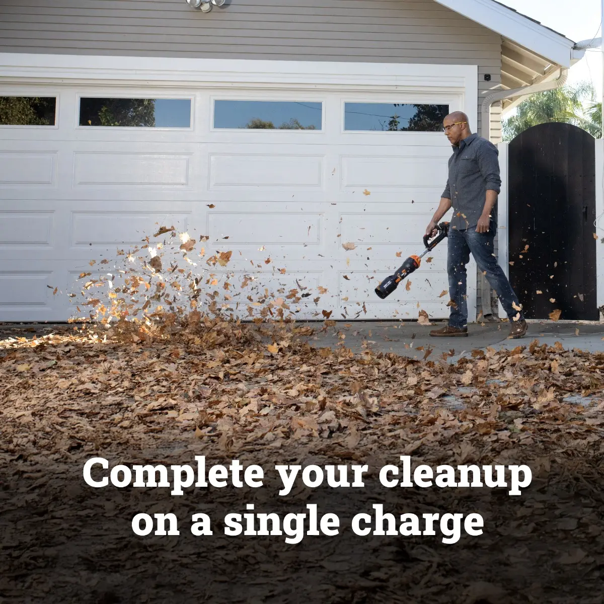 20V 410 CFM 130 MPH brushless leaf blower 6