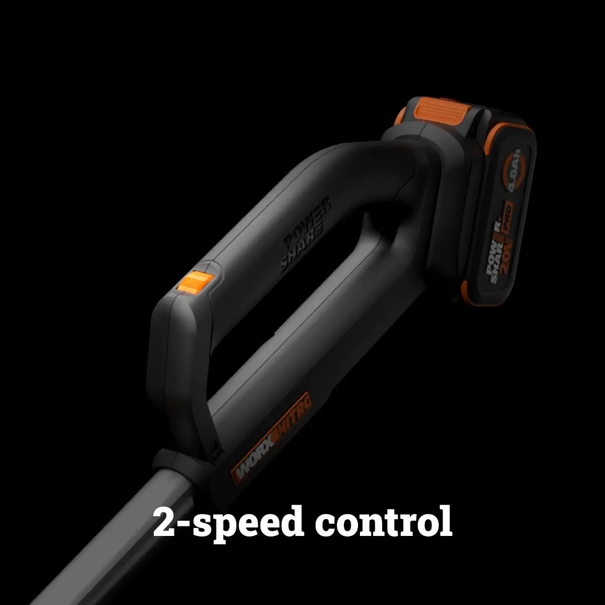 20V 410 CFM 130 MPH brushless leaf blower 7