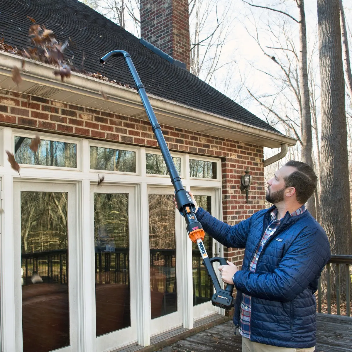 20V Brushless LEAFJET Cordless LeafJet leaf blower with Gutterpro Attachment (Discontinued) 3