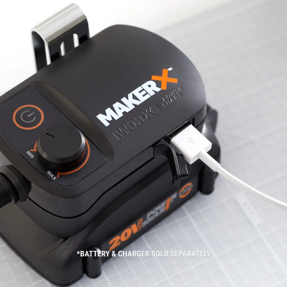 20V MAKERX HubX Power Source & Tool Adapter with USB Port 4