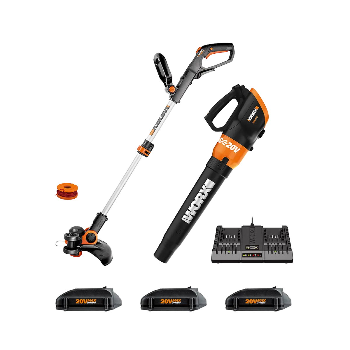 20V Power Share GT 3.0 Trimmer & TURBINE Blower Combo Kit (Discontinued) 2