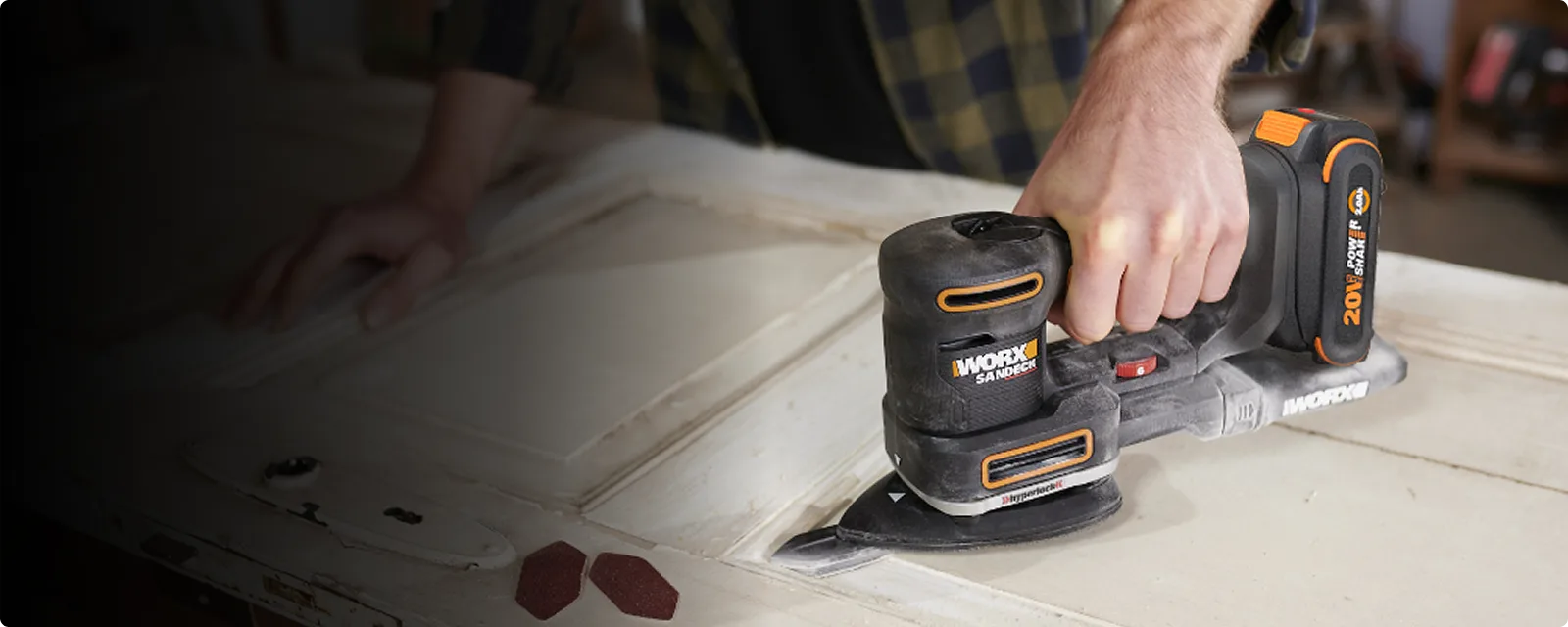 20V 10,000 orbits/minute multi-sander feature 5