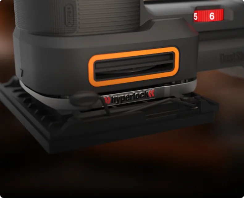 20V 10,000 orbits/minute multi-sander feature 7
