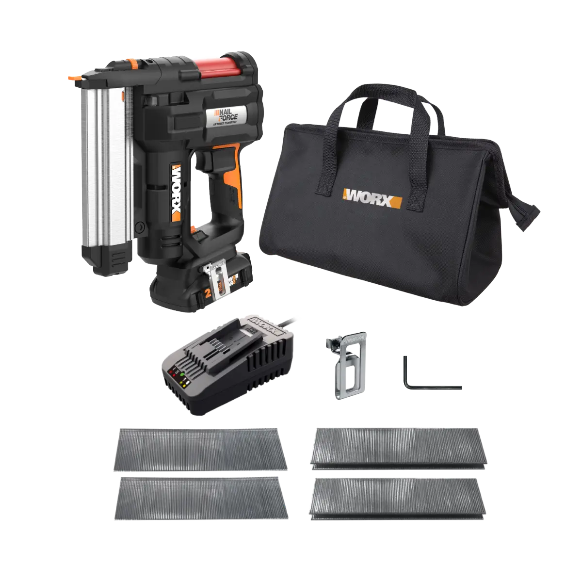 20V Power Share Cordless 18 Gauge Nail and Staple Gun w/ 1000pc Nails & Staples (Discontinued) 2