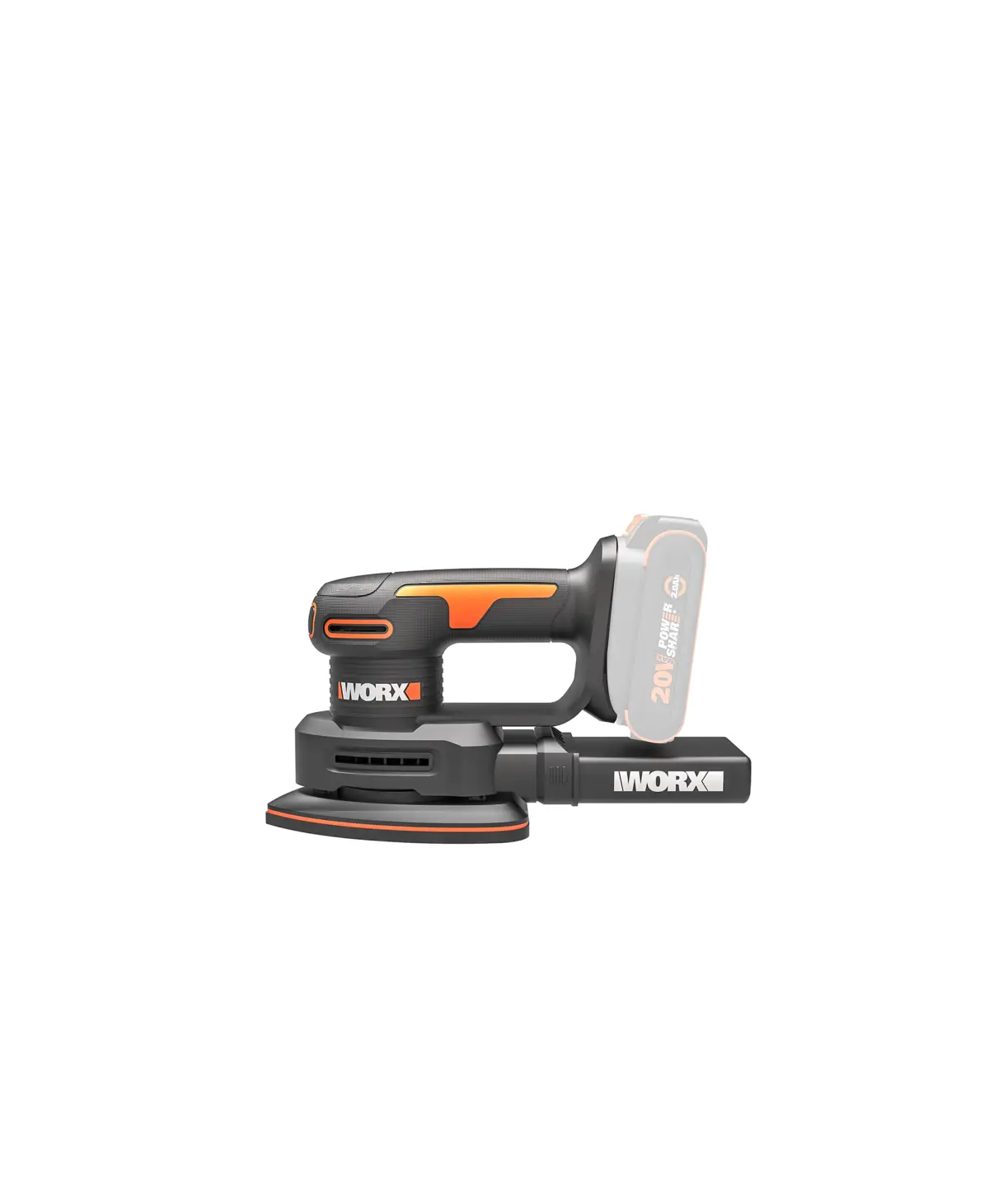 20V 5-1/2" × 3-1/2" detail sander 3