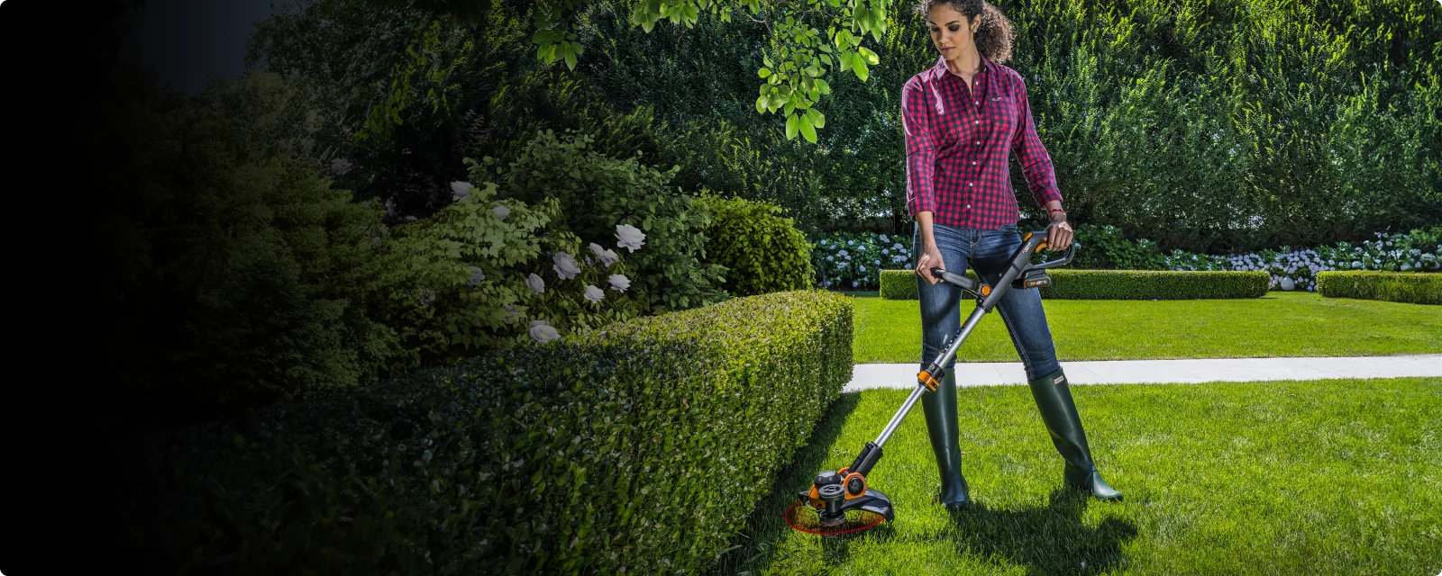 20V 12'' string trimmer/edger feature 1