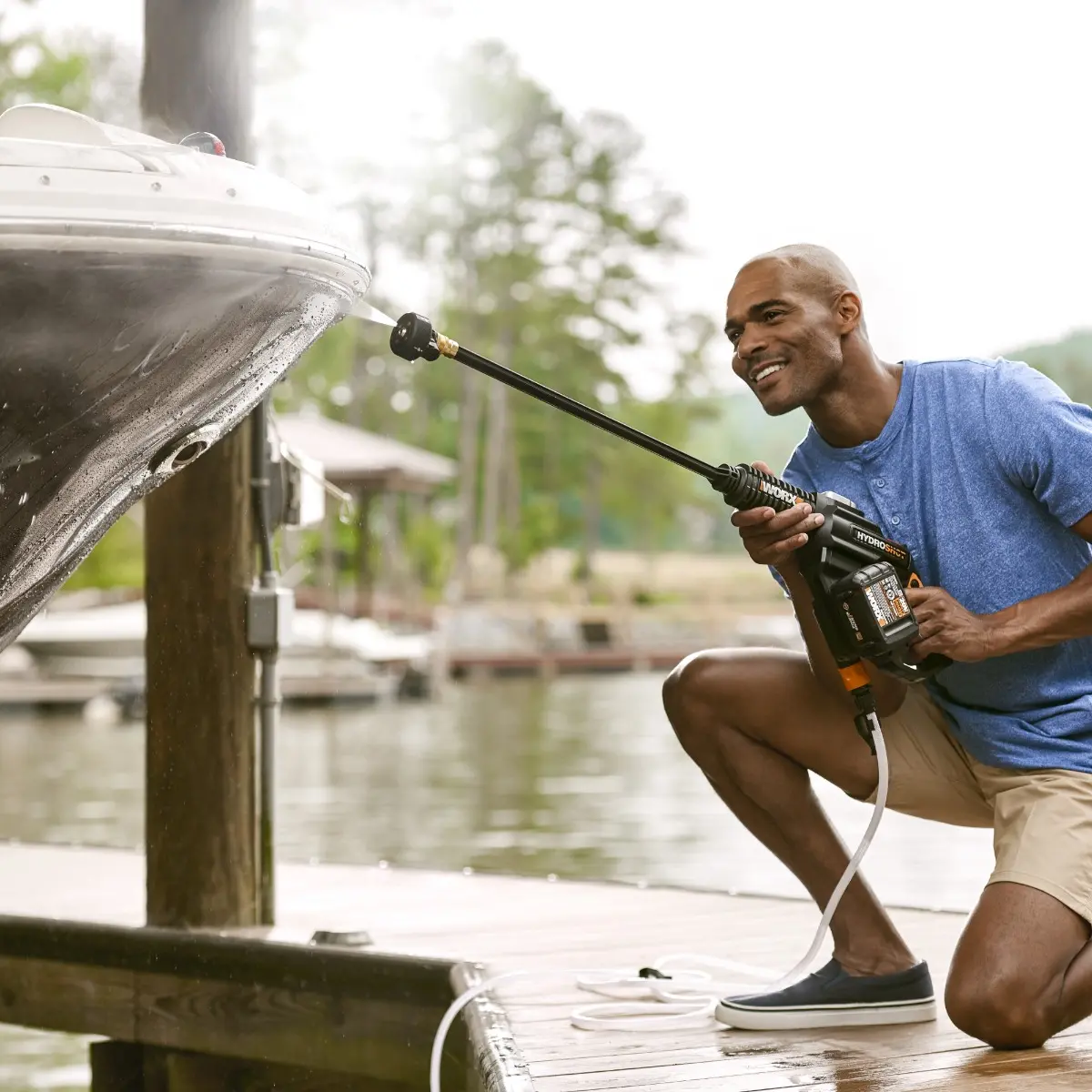 20V Power Share Hydroshot Portable Power Cleaner w/ Cleaning Accessories and 4.0Ah Battery 6