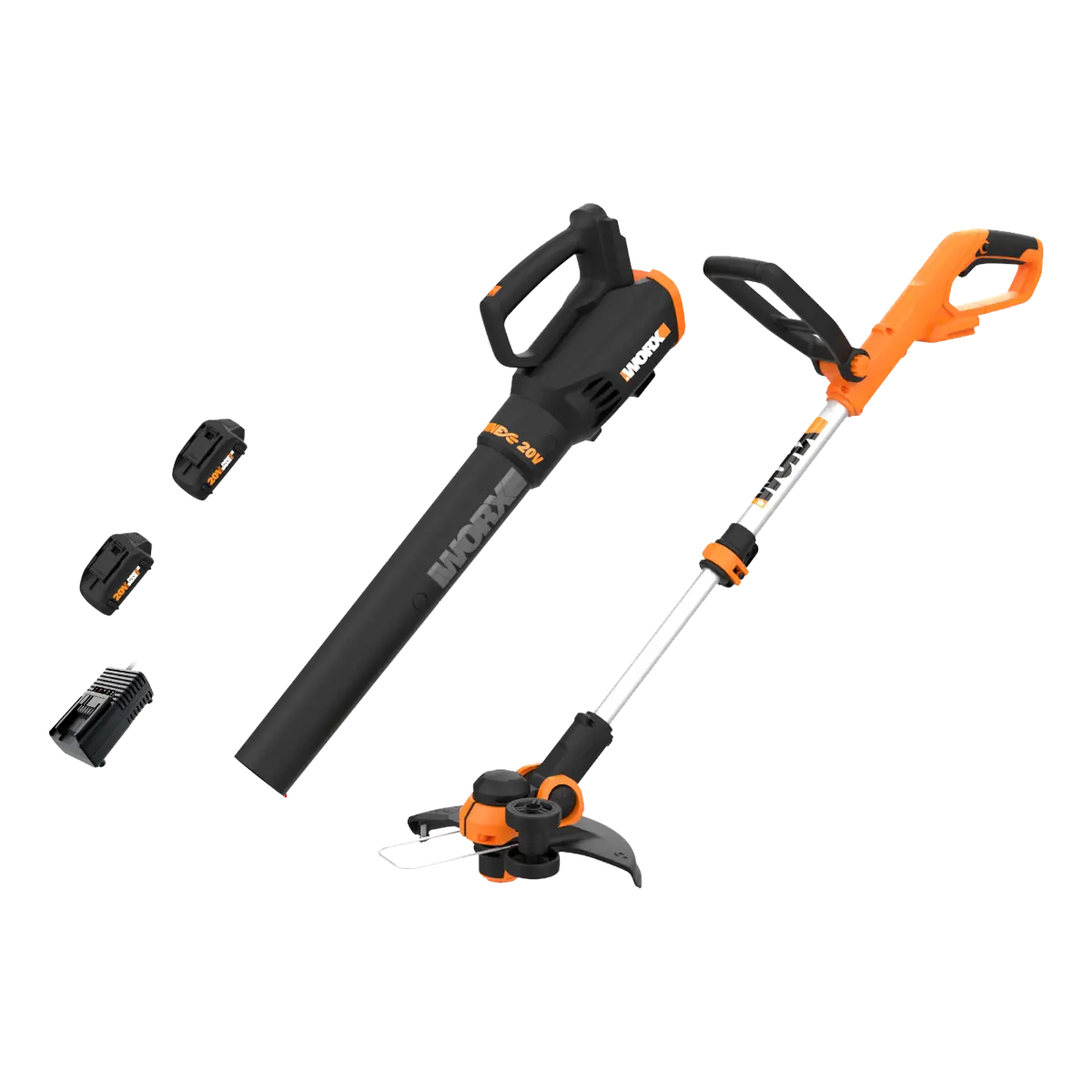 20V Power Share Cordless 12" String Trimmer/Edger & Turbine Blower Combo Kit with 1hr Charger (Discontinued) 2