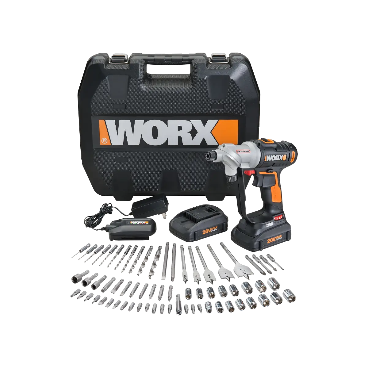 20V Power Share Switchdriver Cordless Drill & Driver w/ 67 pc. Kit (Discontinued) 2