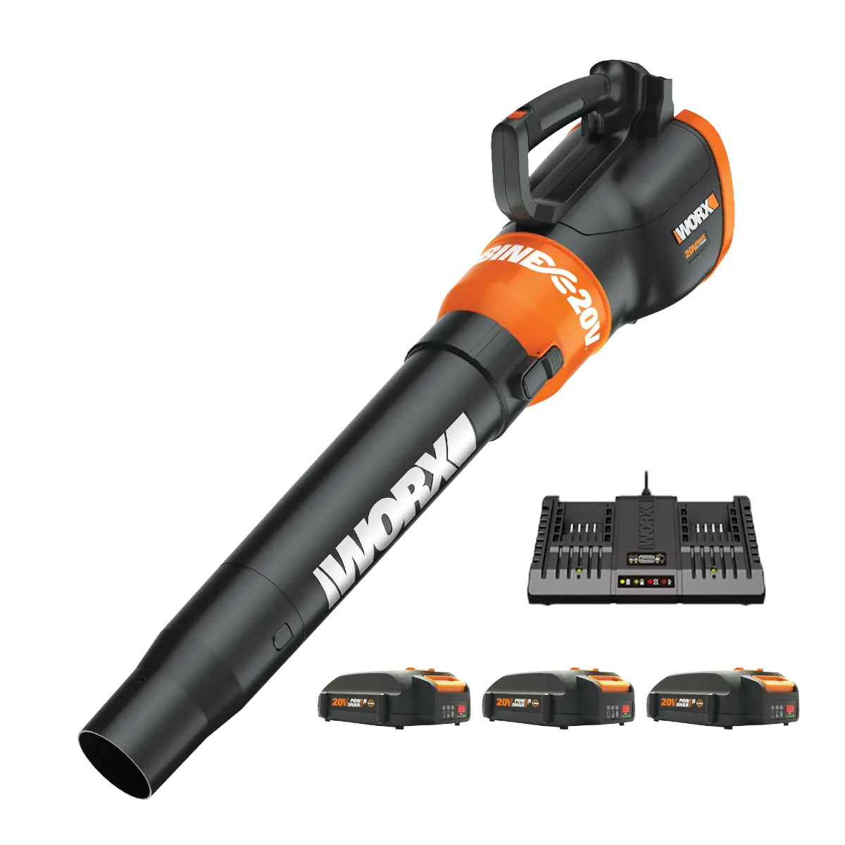 20V Power Share TURBINE Cordless Leaf Blower (3 Batteries) (DISCONTINUED) 2