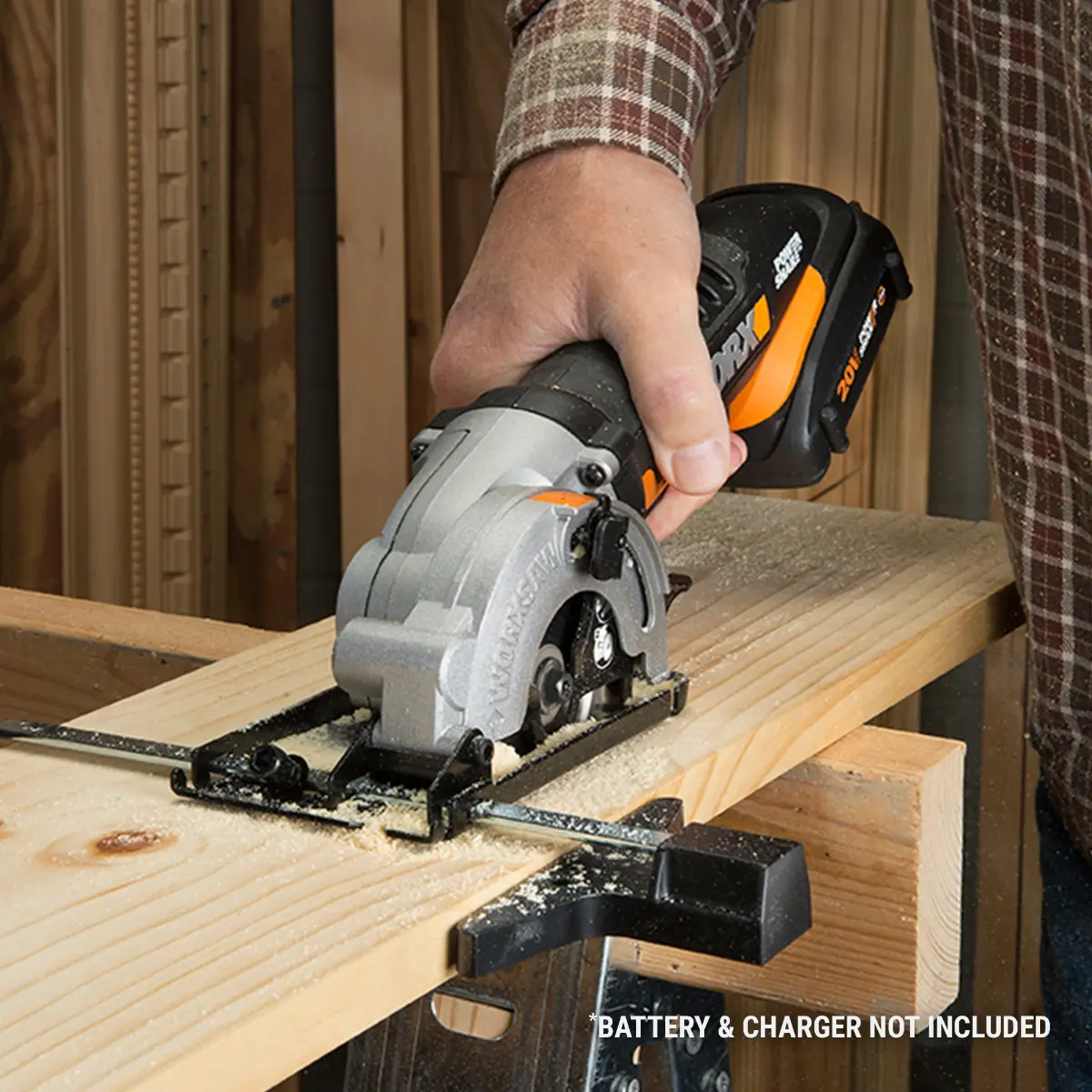 20V Power Share 3-3/8" WORXSAW Compact Circular Saw - Tool Only 5