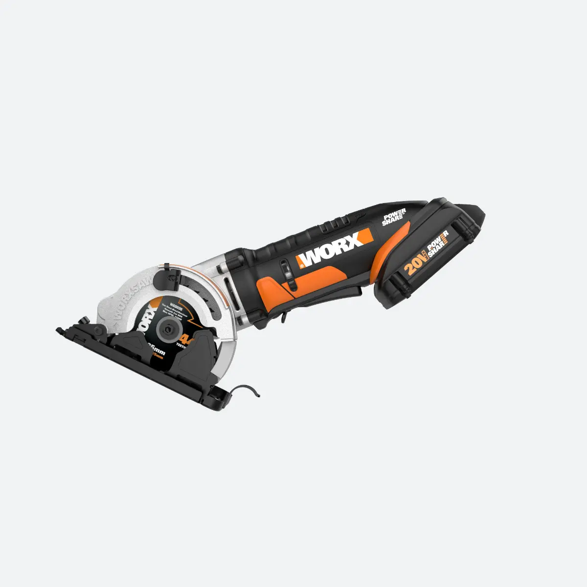 20V Power Share 3-3/8" WORXSAW Compact Circular Saw 3