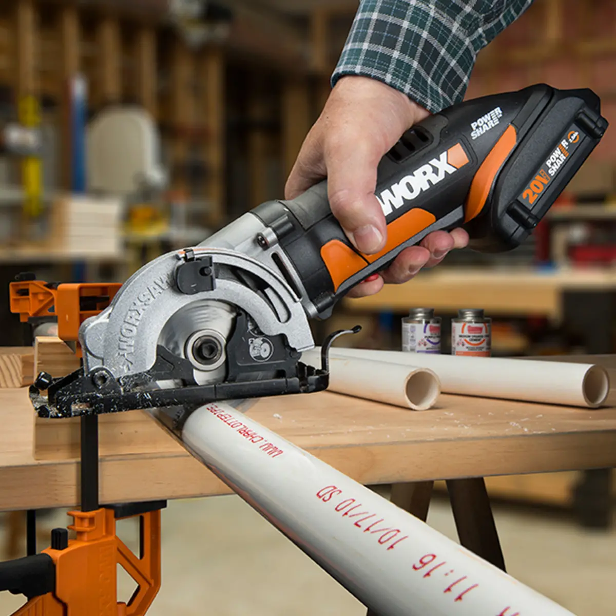 20V Power Share 3-3/8" WORXSAW Compact Circular Saw 5