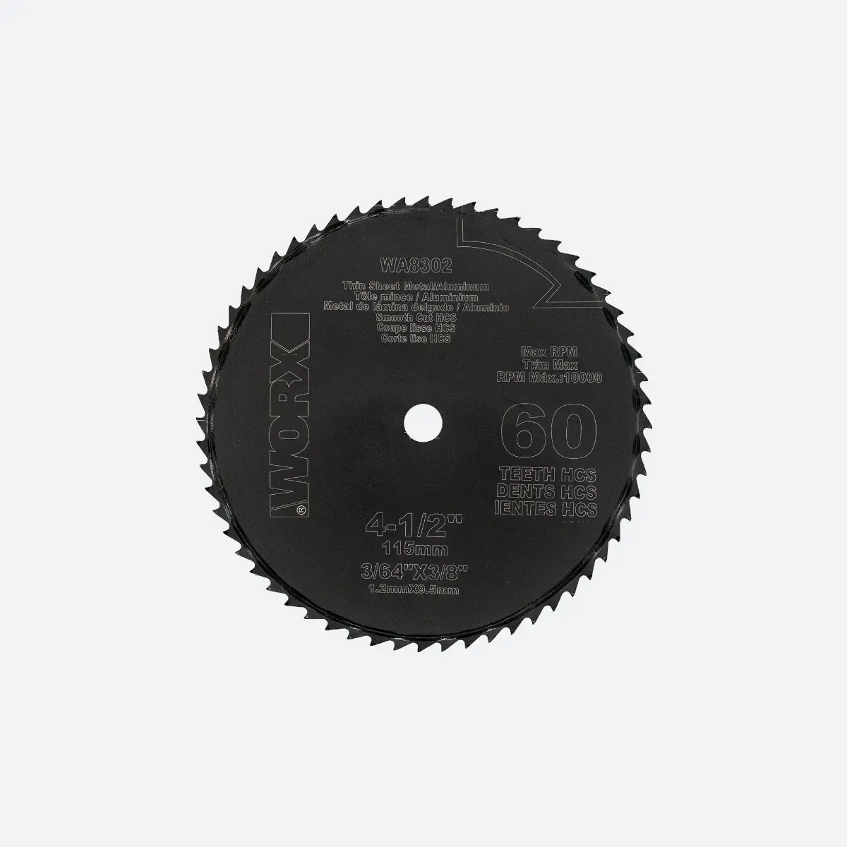 4-½" 3pc WORXSAW Blade Kit 4